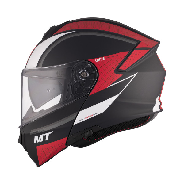 MT Helmets Genesis SV Cave Matt Blk/Red S